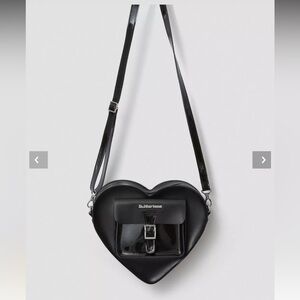 Doc Marten’s Heart Shaped Leather Backpack/Crossbody Bag